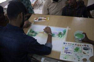 workshop water color & live sketching by ar. yuvasankar (8)